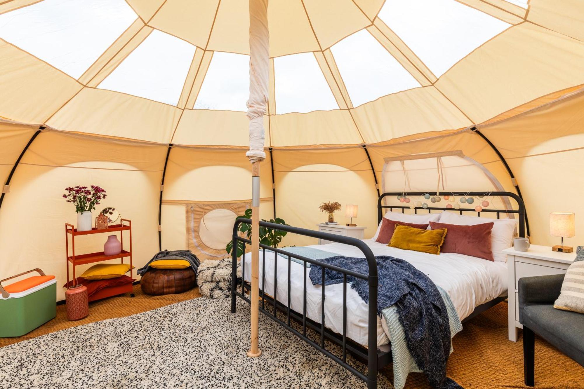 Charlcombe Valley Orchards Glamping Luxury tent *