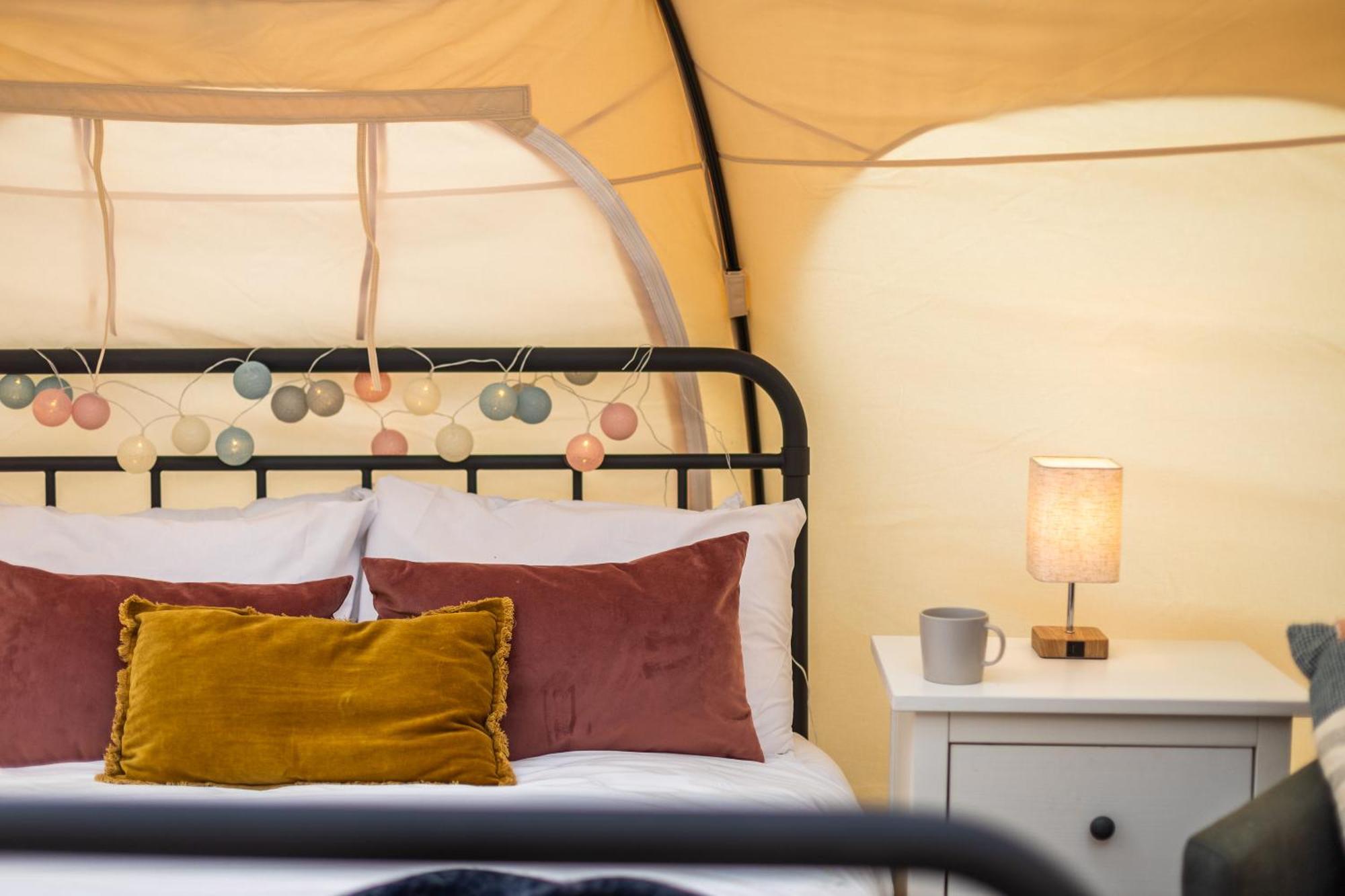 Luxury tent Charlcombe Valley Orchards Glamping *